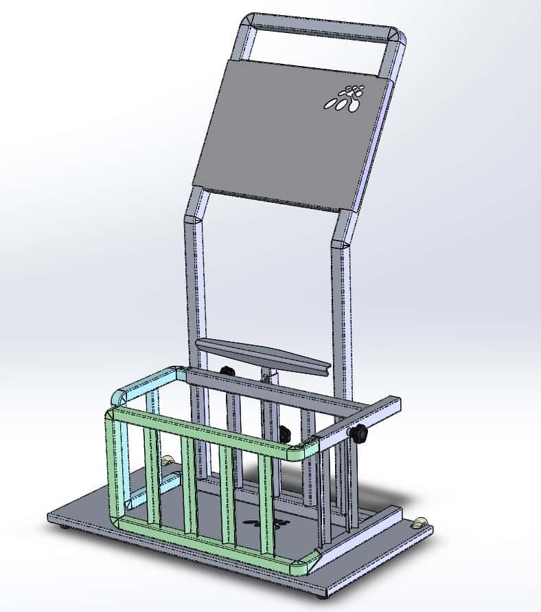 Construction and design figure of the Baggage Sizer